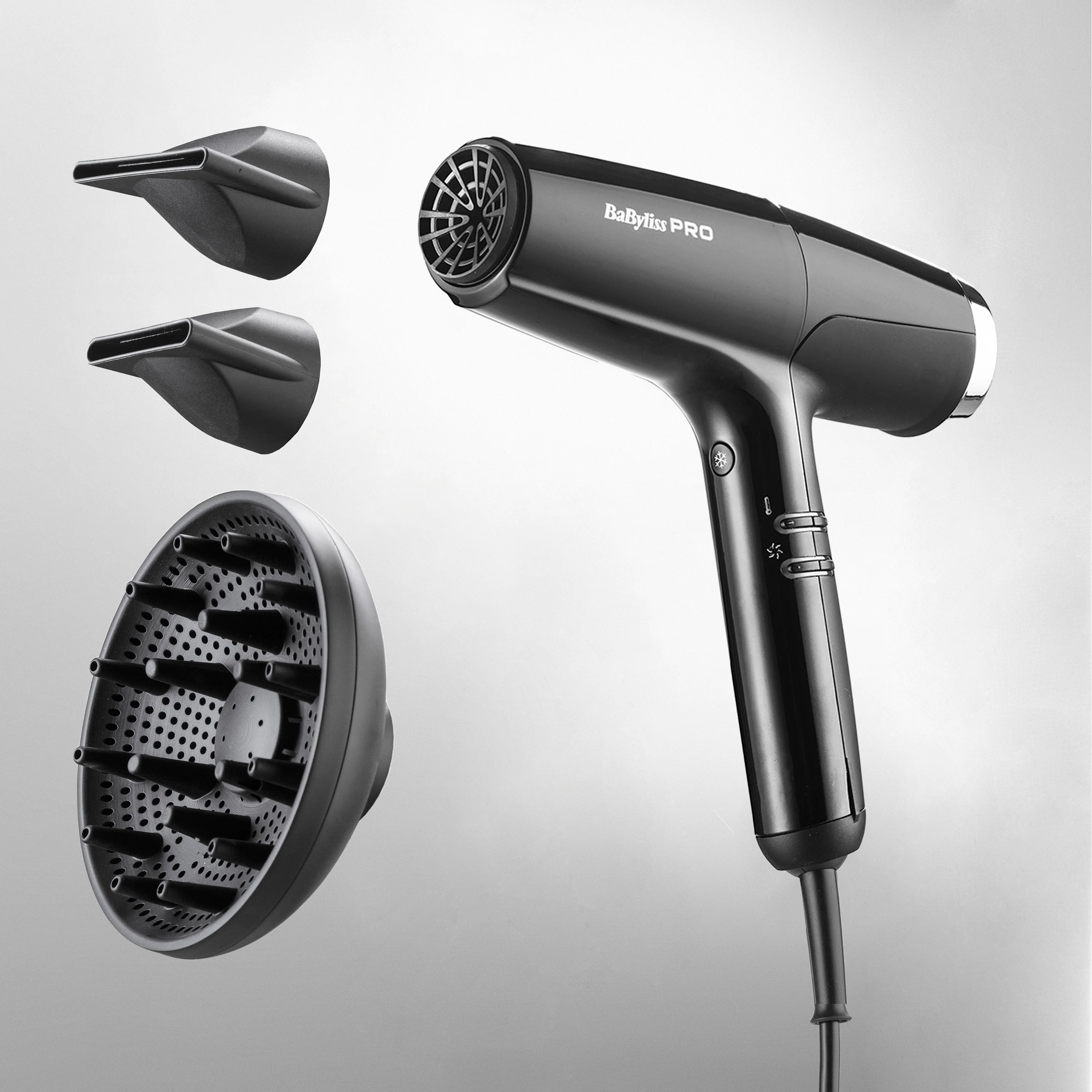 Babyliss Highspeed Haartrockner Falco sw/sil - Image 9