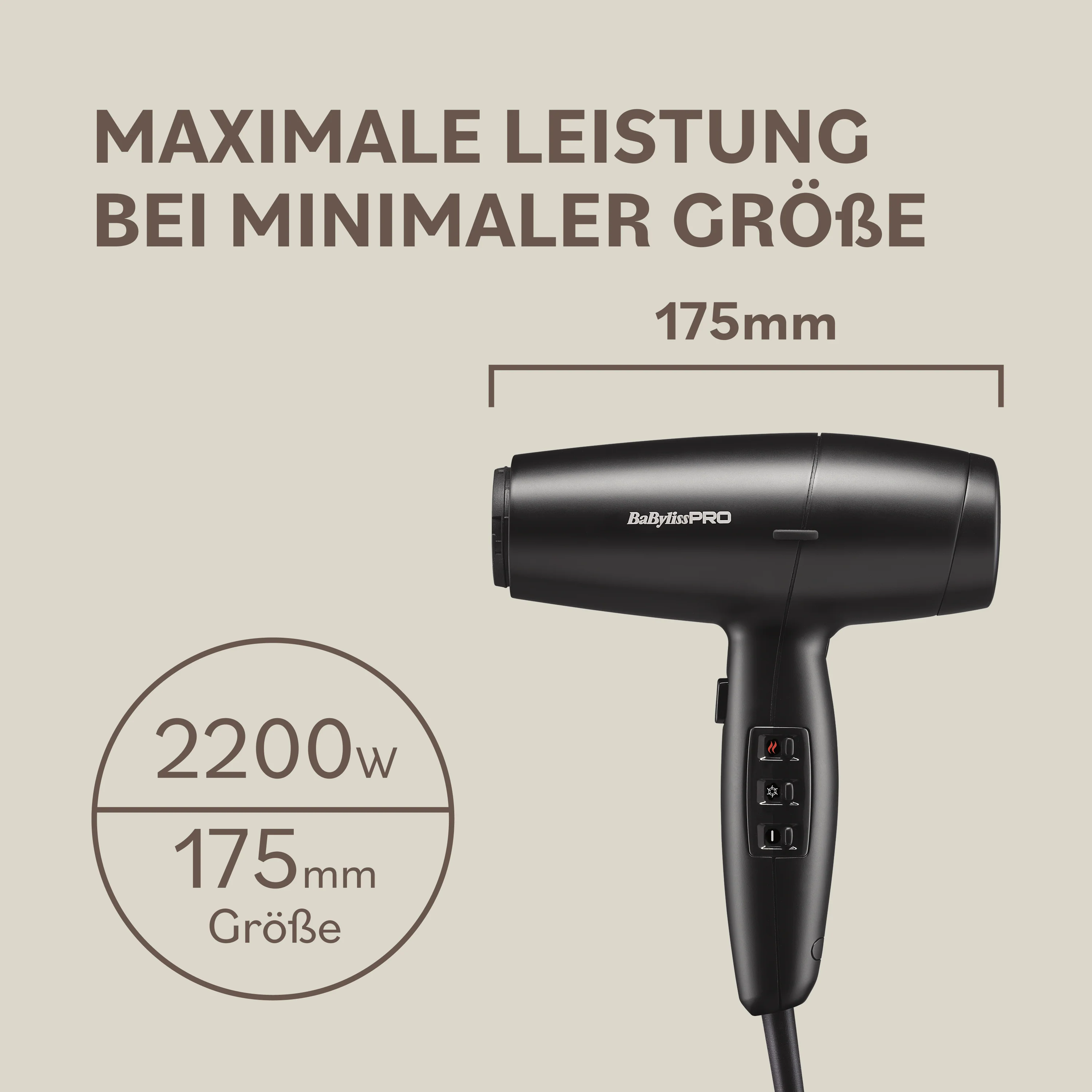 Babyliss LUPIA HI Speed Digital Compact Dryer - Image 3