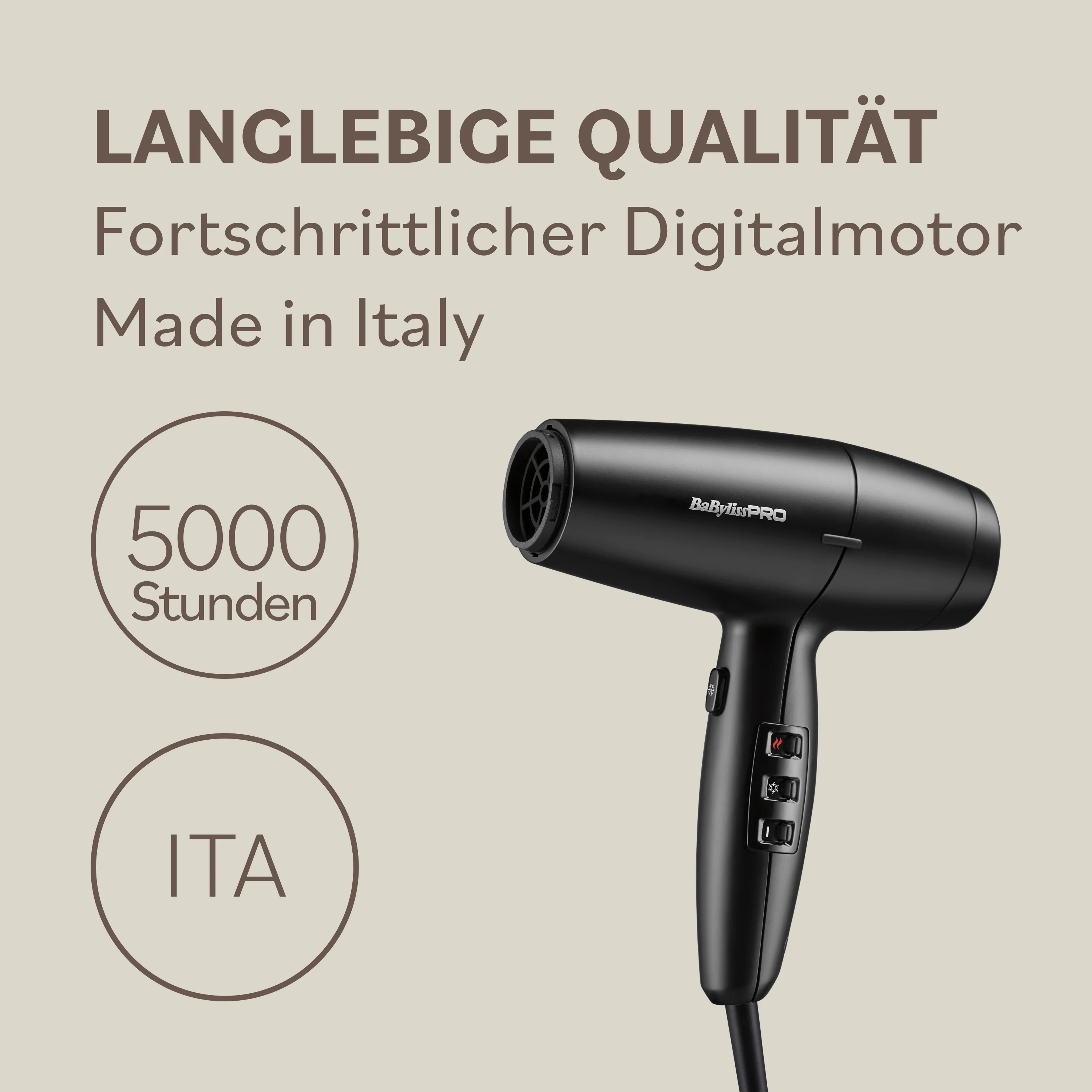 Babyliss LUPIA HI Speed Digital Compact Dryer - Image 4