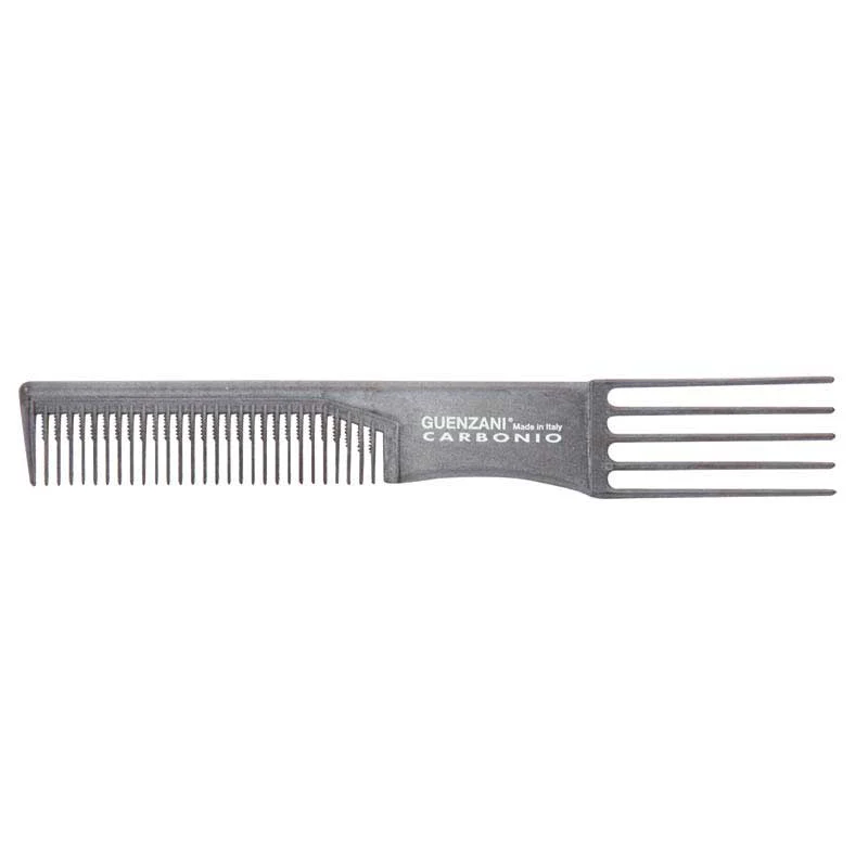 Guenzani Gabel-Auskämmkamm 7,5" Carbon