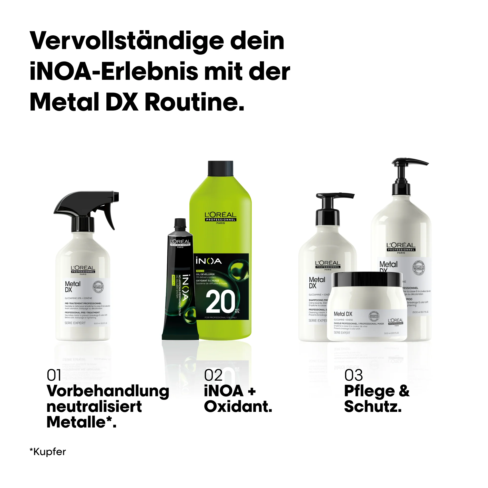 L'Oréal Professionnel INOA 2 Schwarzbraun (60 ml) - Image 4