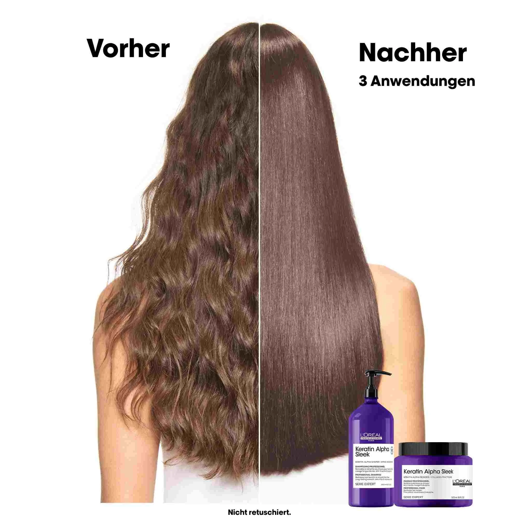 L'Oréal Professionnel Série Expert Keratin Alpha Sleek Shampoo (1500 ml) - Image 4