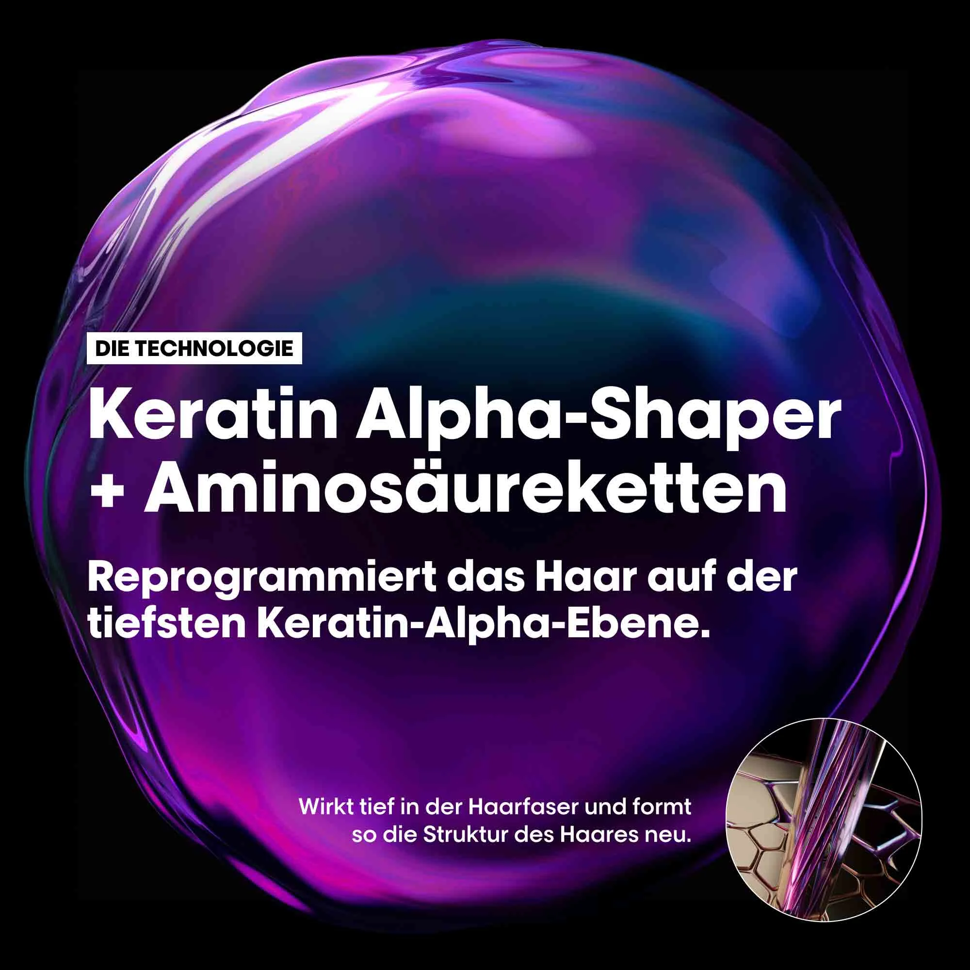 L'Oréal Professionnel Série Expert Keratin Alpha Sleek Shampoo (500 ml) - Image 4