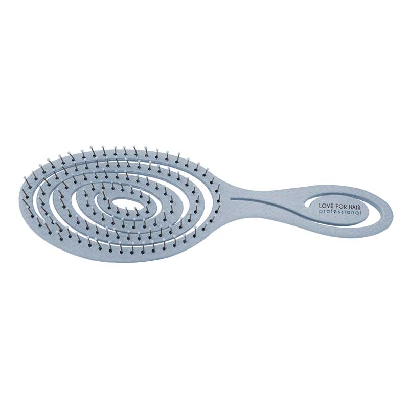 LOVE FOR HAIR Yoga Brush - Blau