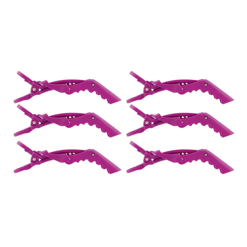 MEX Abteilclipse gummiert pink 6 ST neu
