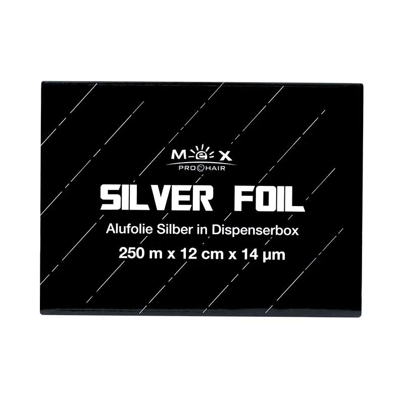 Mex pro Hair Alufolie Silber 250 m x 12 cm x 14 µm (250 m)