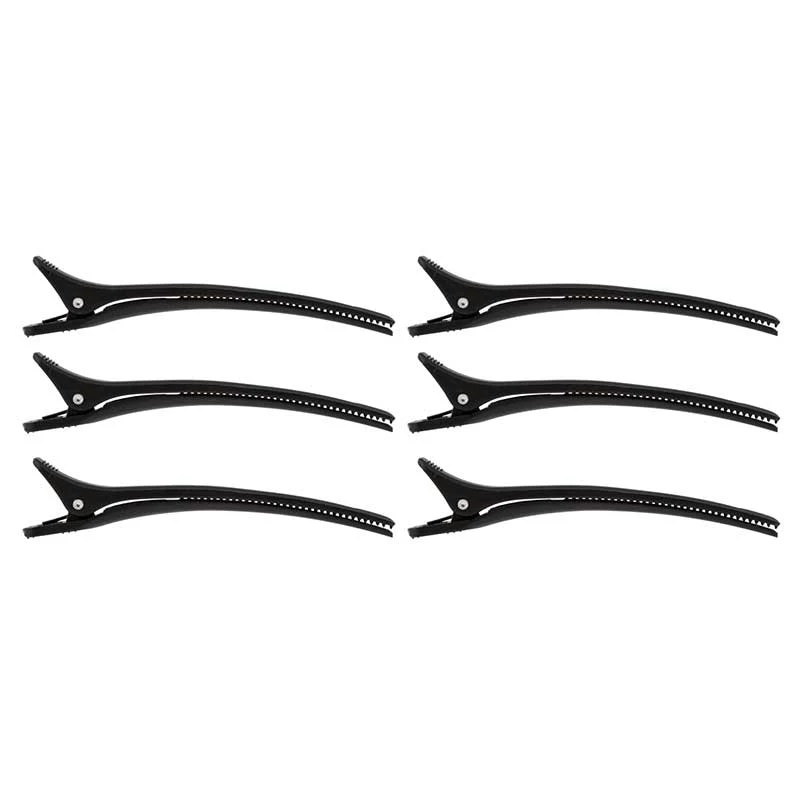 Mex pro Hair Carbon Haarklammern 11,5 cm (6 Stück)