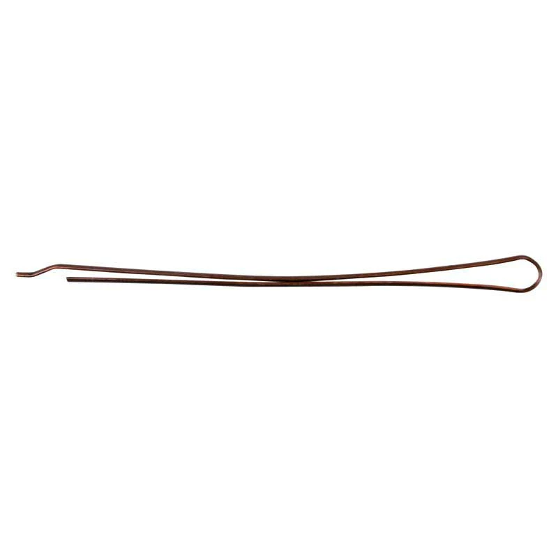 Mex pro Hair Haarklemmen 70 mm, Braun (6 Stück)