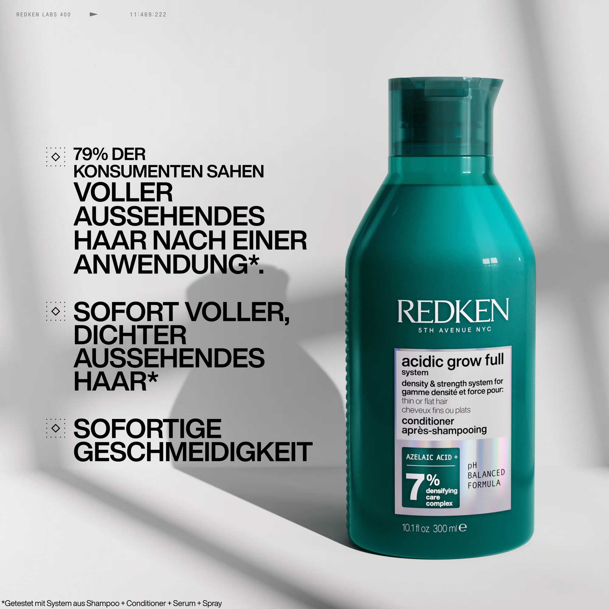 Redken Acidic Grow Full System Conditioner (300 ml) - Image 2