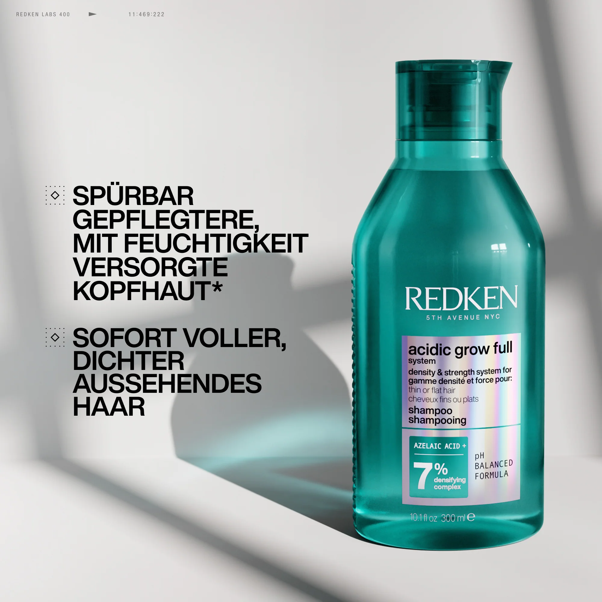 Redken Acidic Grow Full System Shampoo (300 ml) - Image 2