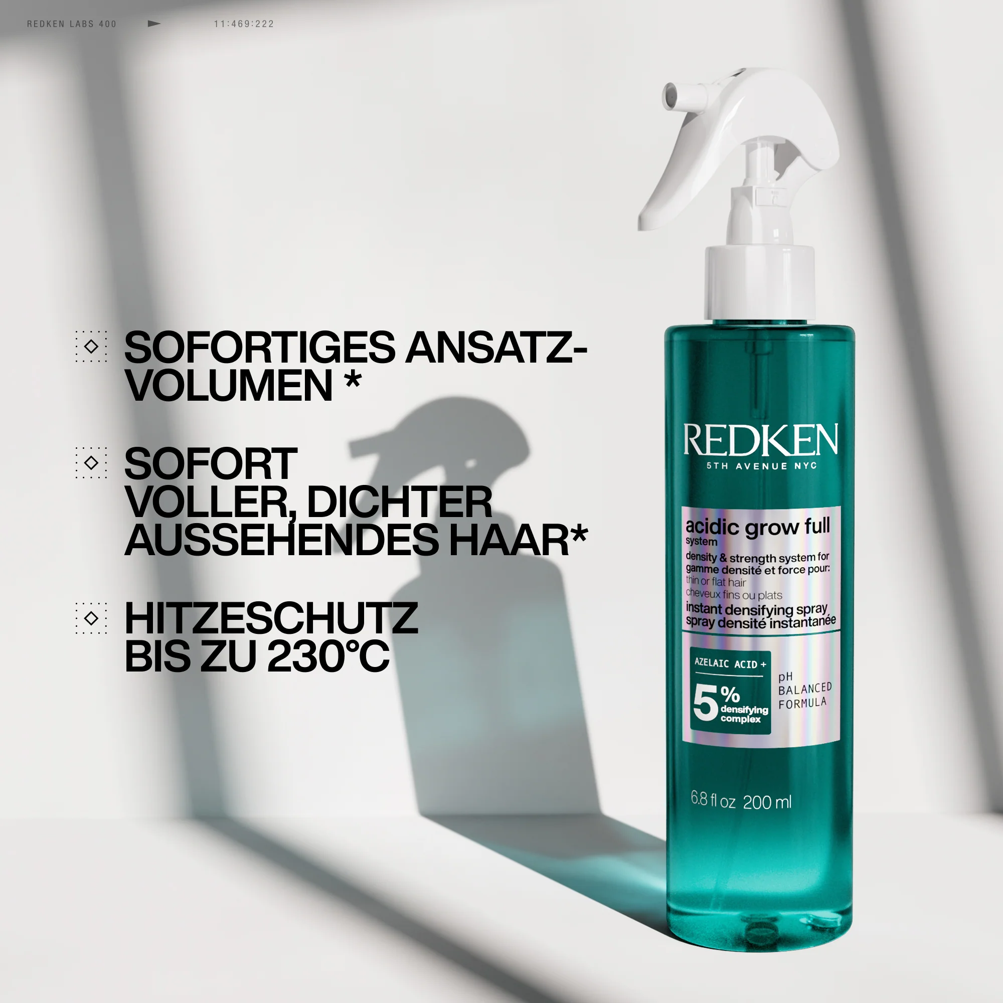 Redken Acidic Grow Full System Spray (190 ml) - Image 2