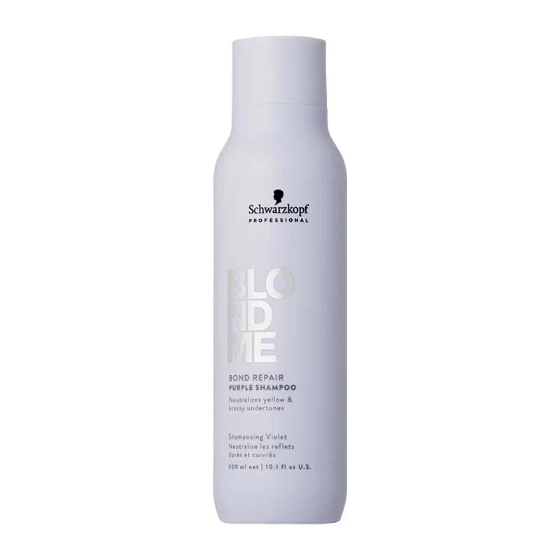 Schwarzkopf BlondMe Bond Repair Purple Shampoo (300 ml)