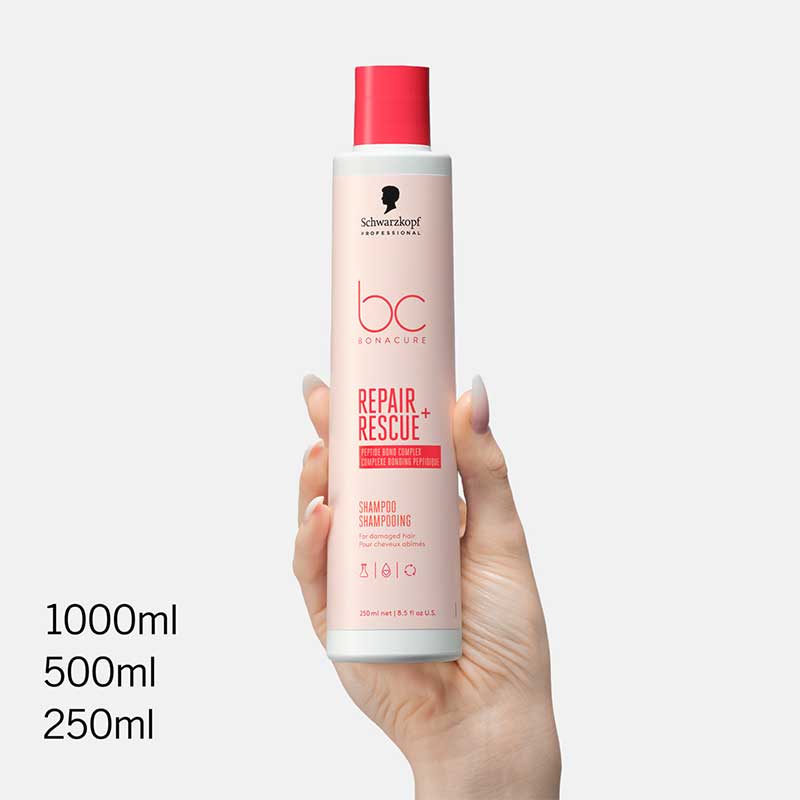 Schwarzkopf Bonacure Repair Rescue Shampoo 1000 ml - Image 2
