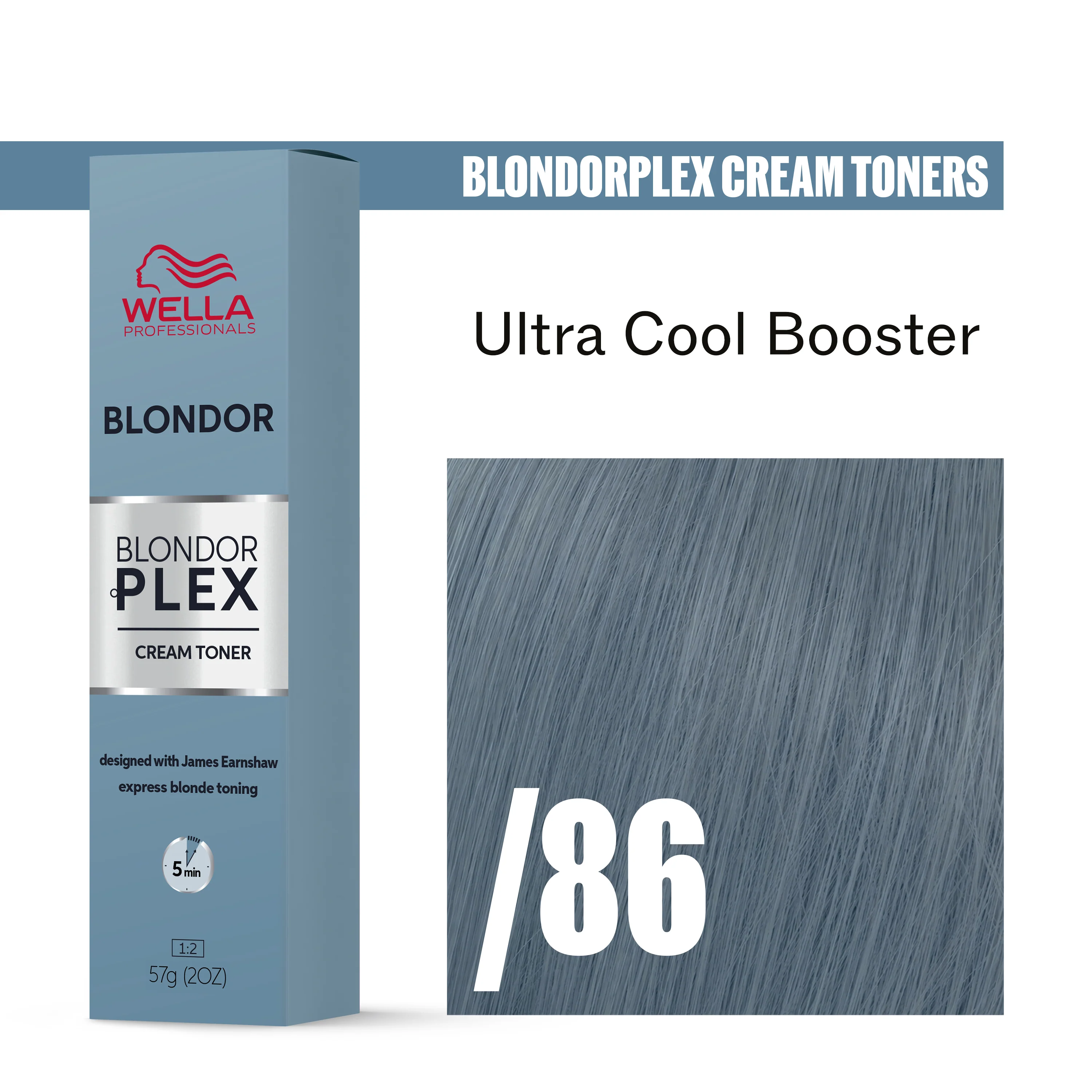 Wella BlondorPlex Cream Toner Ultra Cool Booster (60 ml) - Image 2
