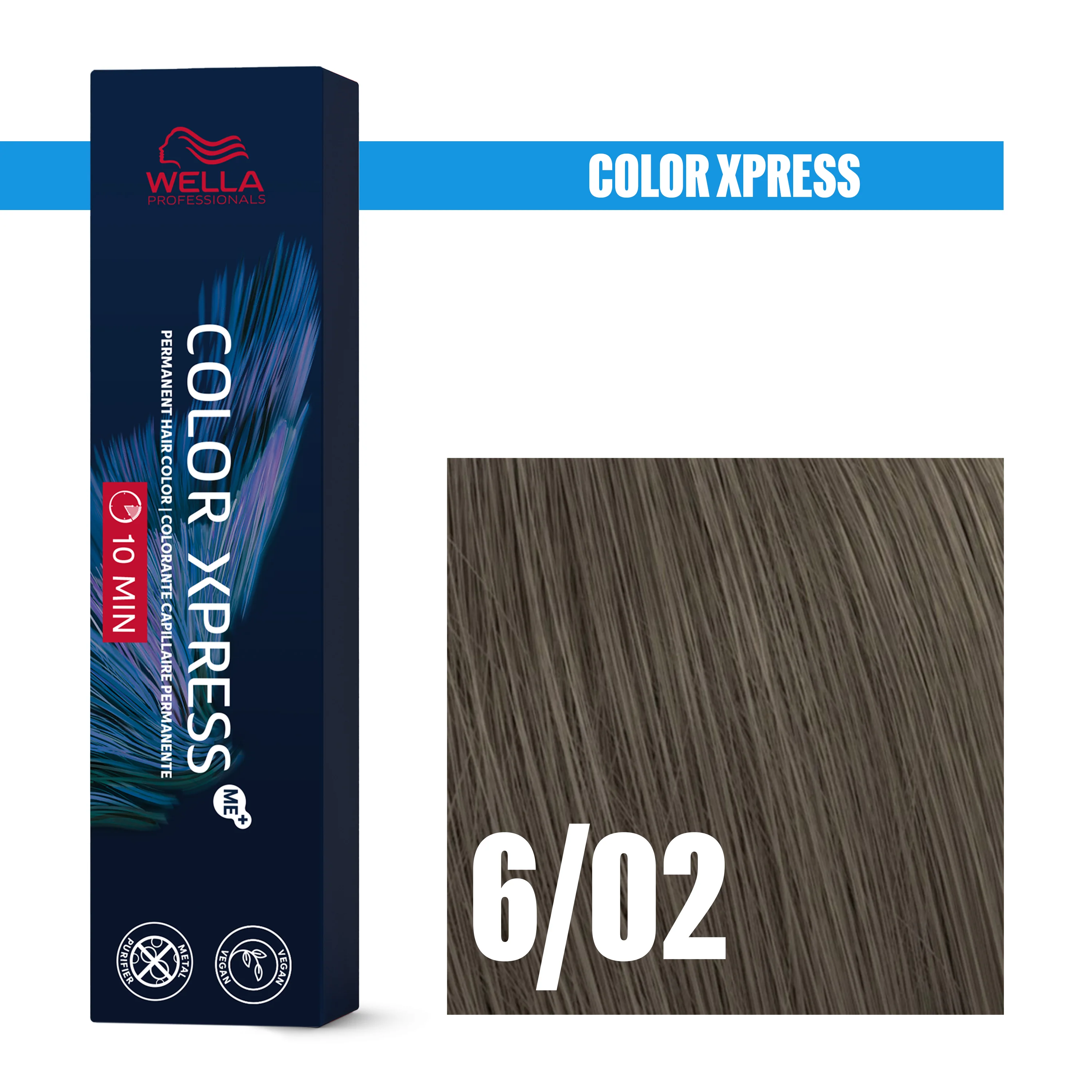 Wella Professional Color Xpress 6/02 dunkelblond natur-matt (60 ml) - Image 2