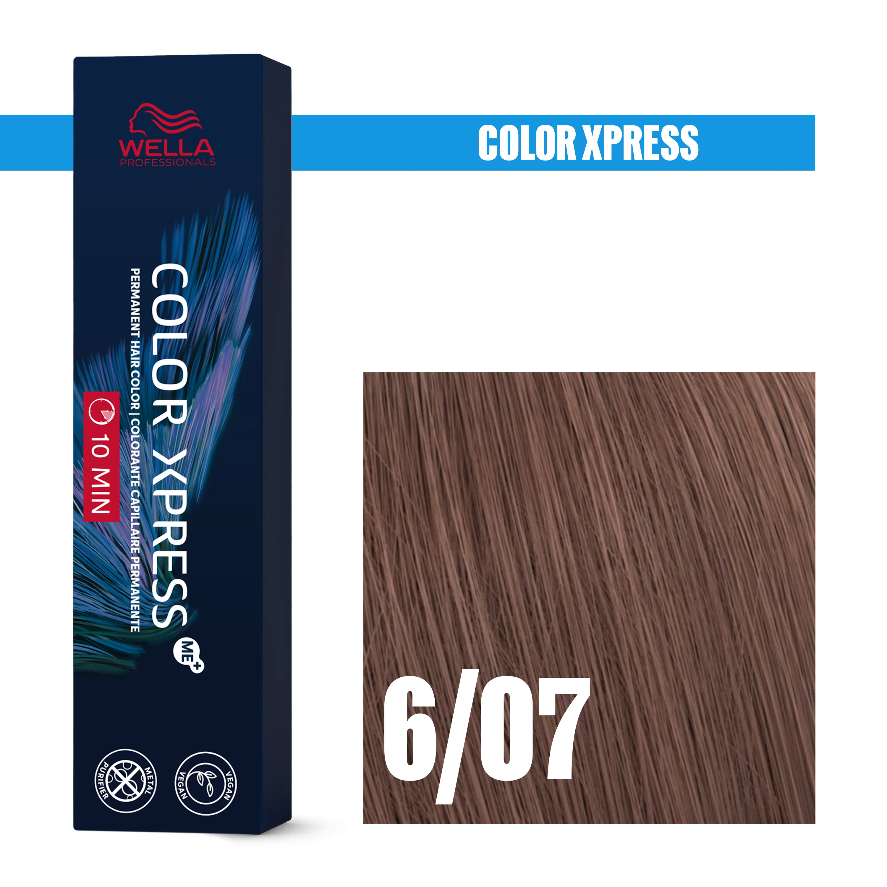 Wella Professional Color Xpress 6/07 dunkelblond natur-braun (60 ml) - Image 2