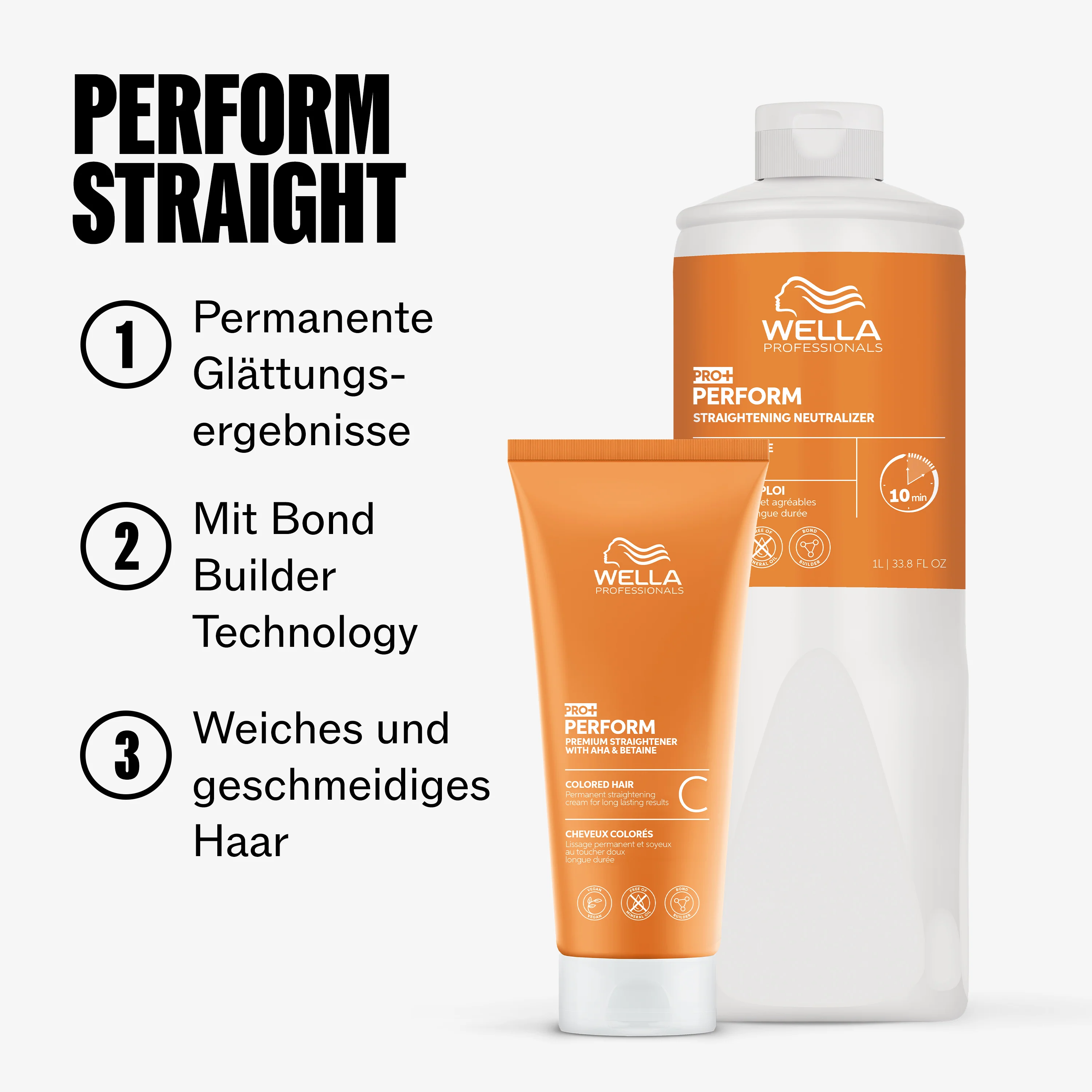 Wella Professionals Pro+ Perform Straightening Cream S (200 ml) - Image 3