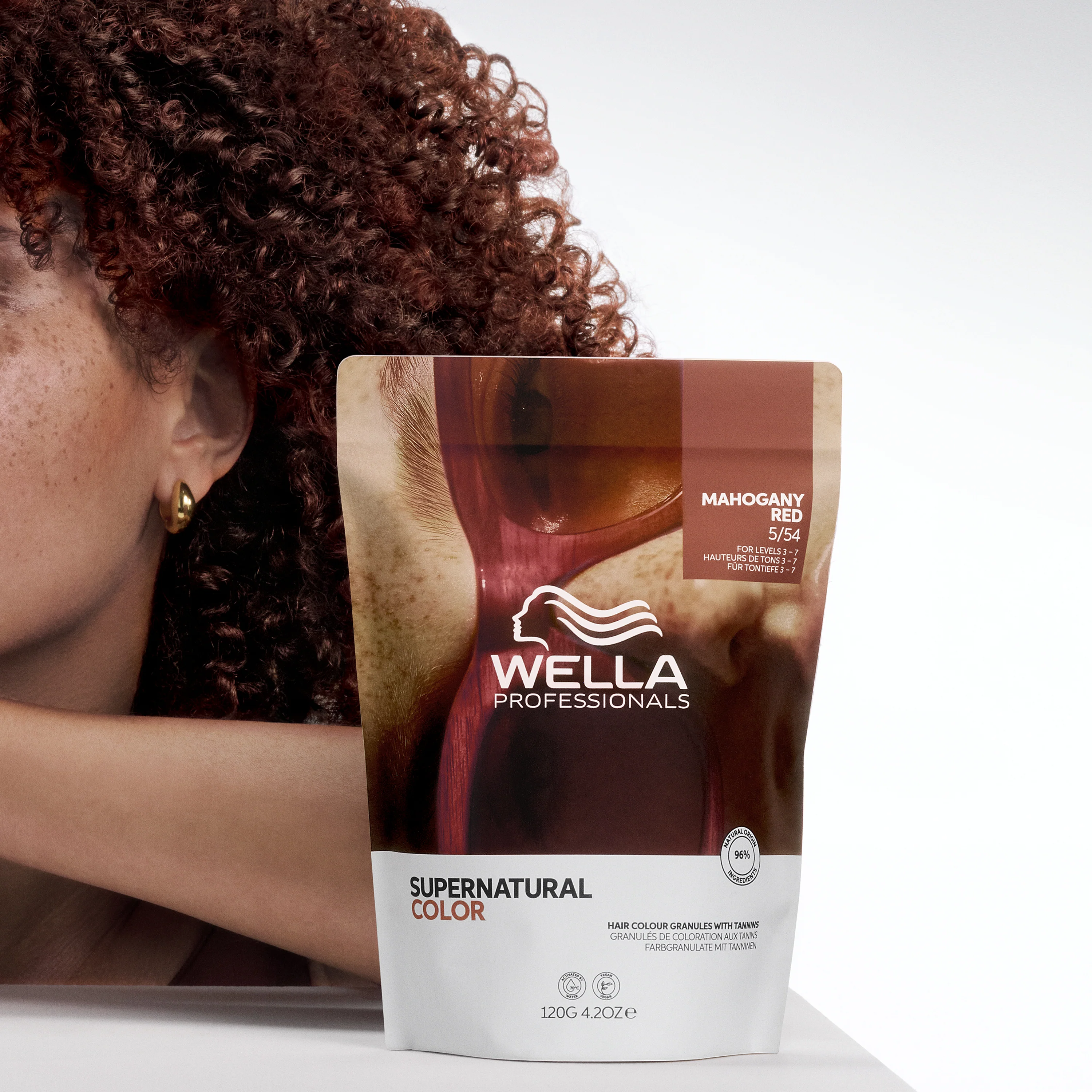 Wella Professional Supernatural Color 5/54 Mahogany Red (120 g) - Image 5