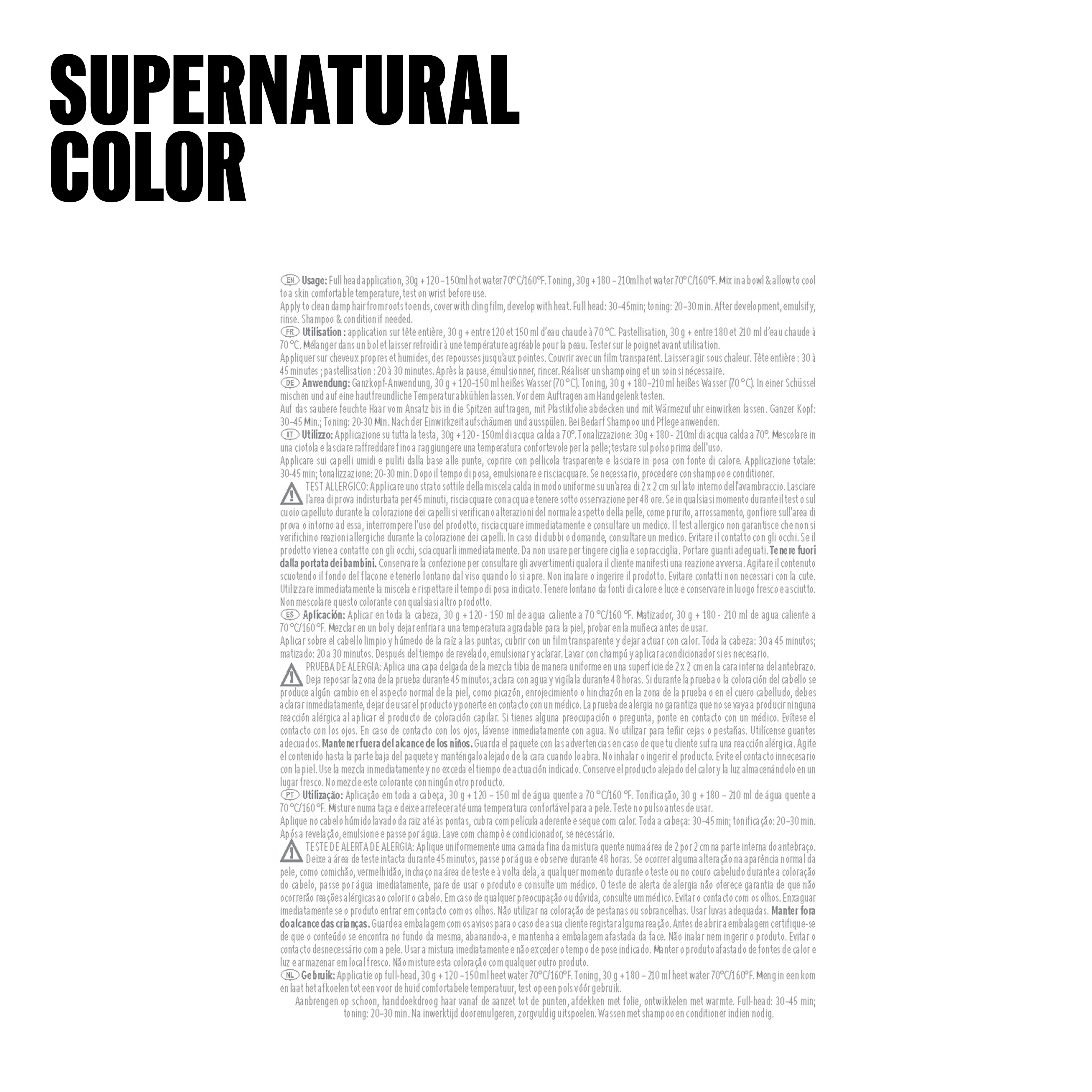 Wella Professional Supernatural Color 6/01 Velvet Brunette (120 g) - Image 6