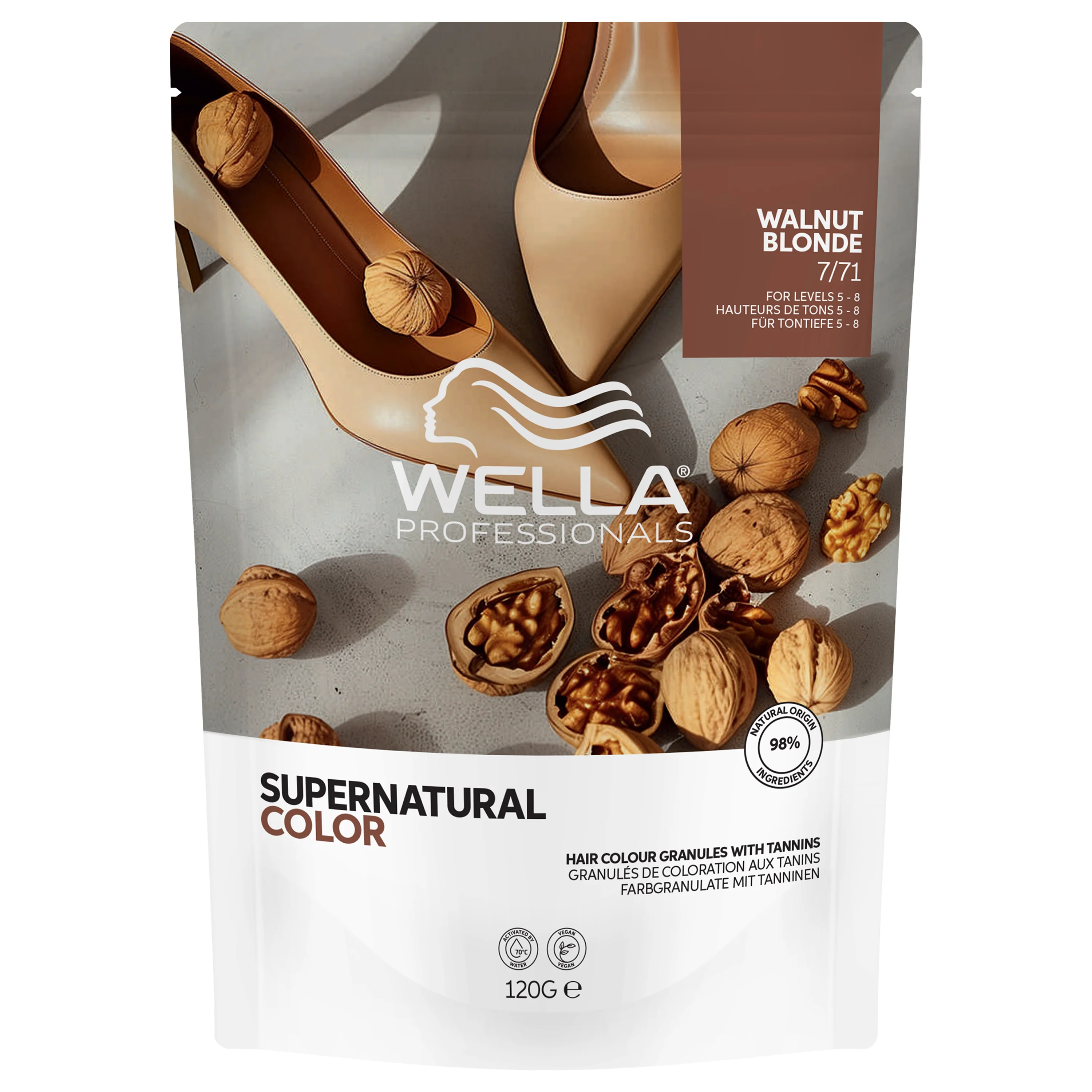 Wella Professional Supernatural Color 7/71 Walnut Blonde (120 g)