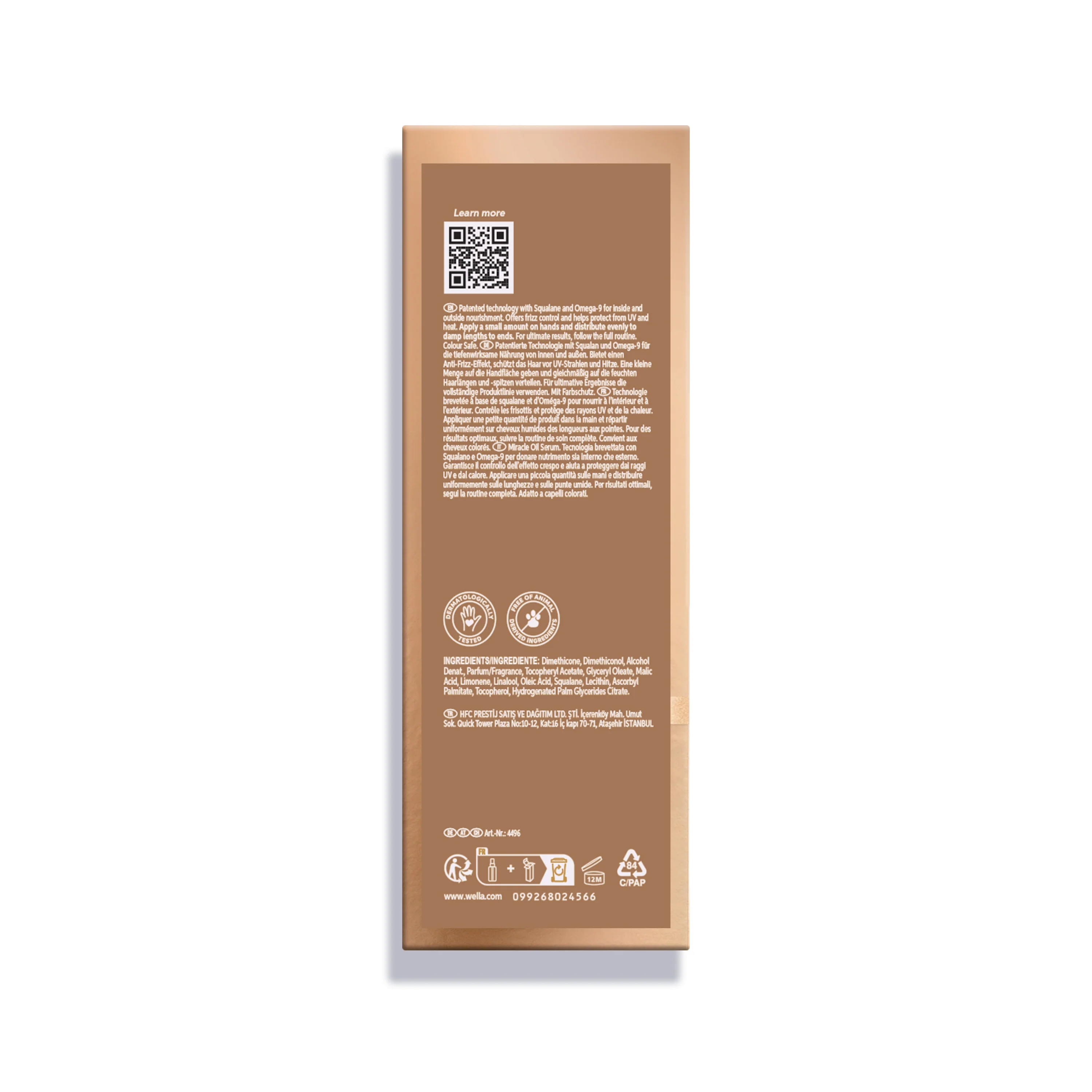 Wella Professional Ultimate Smooth Mira. Oil Serum (100 ml) - Image 9